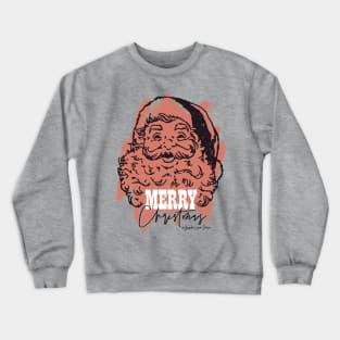 Vintage Santa Illustration, Merry Christmas © GraphicLoveShop Crewneck Sweatshirt